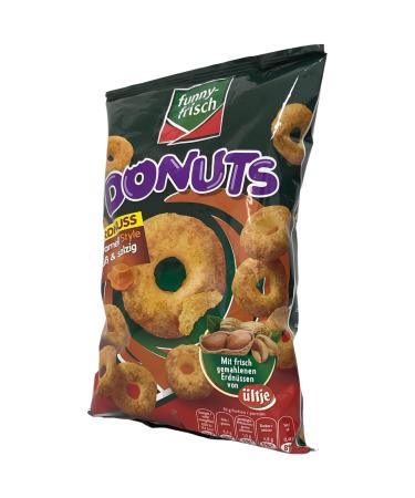 Buy Funny-Frisch Peanut Donuts Caramel Style - Sweet & Salty 3-Pack (3x110g Bags) | International Shipping Available - Buy Online on GoSupps.com
