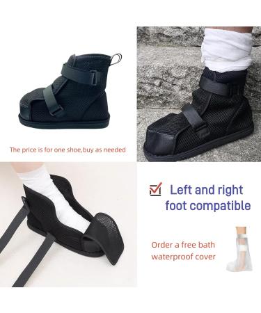 Plaster Protection Shoes | Adjustable Medical Walking Shoes for Foot Injuries & Postoperative Recovery | High Top X-Large - Buy Online on GoSupps.com
