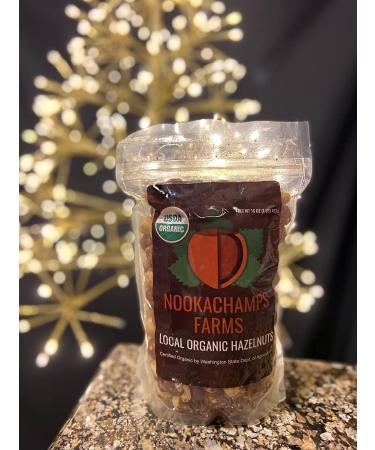 Organic US Grown Hazelnuts - 1lb | Raw Filberts | Non-GMO | Nookachamps Farms - Buy Online on GoSupps.com
