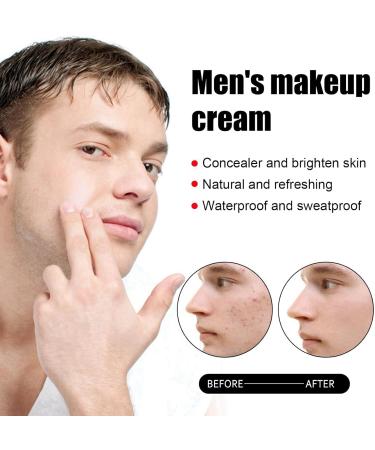 Mens BB Cream Foundation Mens Concealer Colour Correcting Cream for Cover Blemishes BB Cream Light Tinted Sunscreen for Face with SPF15+ Tinted Moisturiser Even Skin Tone Face Cream - Buy Online on GoSupps.com