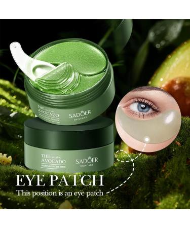 60 Count Under Eye Masks | Hydrating Gel Patches for Puffy Eyes & Dark Circles | Skincare Treatment for Bags & Wrinkles - Buy Online on GoSupps.com