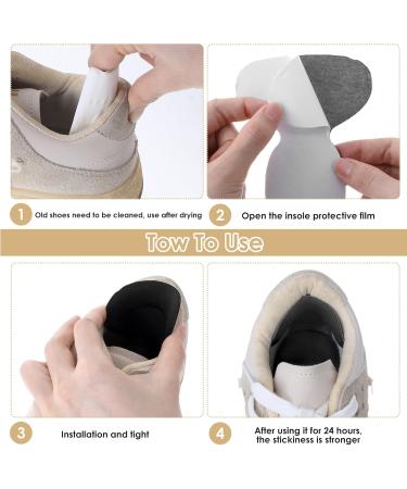 Sibba Heel Grips - Non-Slip Shoe Pads Cushions & Arch Support Insoles - Shock Absorbing Heel Cushion Inserts for Ultimate Comfort - 2 Pairs - Buy Online on GoSupps.com