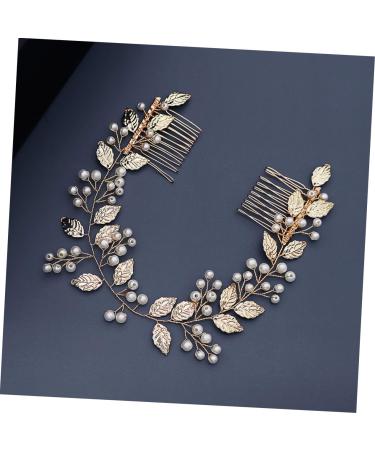 DOITOOL 1pc Handmade Pearl Comb Bride Hair Comb Handmade Hair Comb Pearl Hair Pin Bridal Hair Comb Pearl Hair Barrettes Hair Decor Bridal Headdress Bridal Comb Alloy Accessories - Buy Online on GoSupps.com