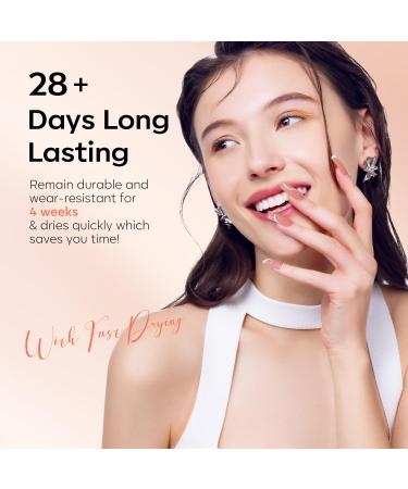 Modelones Gel Nail Polish 6 Colors Jelly Gel Polish Transparent Sheer Nude Neutral Nail Polish Soak Off UV Gel Nail Kit DIY Nail Art Salon Manicure Gifts for Women Girls Jelly Nude - Buy Online on GoSupps.com