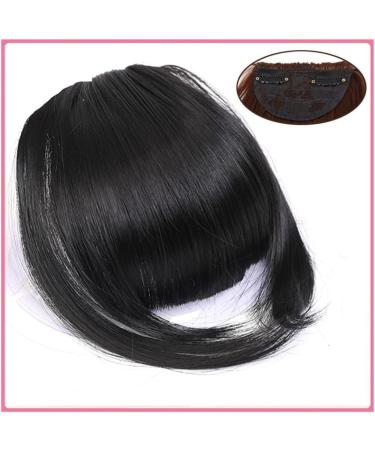 Bangs Hair Clip Stitching Air Bangs Synthetic Fake Bang Hair Piece Clip In Hair Extension Fake Fringes Bang Women Natural Air Bangs Clip on Bang Bangs Clip in Hair(Color:1B) - Buy Online on GoSupps.com