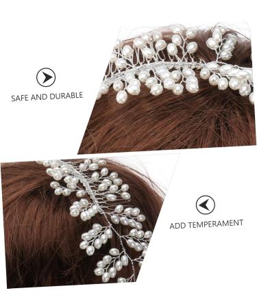 FRCOLOR Wedding Hair Comb bridal headpiece bridal hair comb women hair comb wedding accessories bride white Bridal Hair Accessories - Buy Online on GoSupps.com