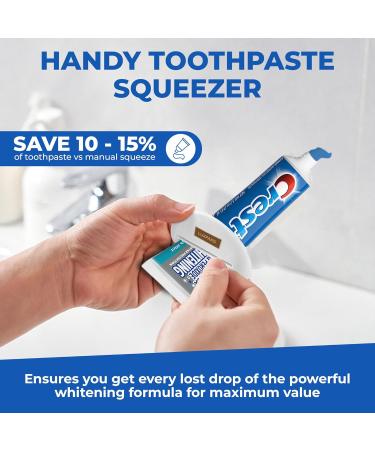  LuxPaks CRST Cavity & Tartar Protection Toothpaste Whitening Baking Soda 5.7 oz Pack of 2 bundled with LUXPAKS Squeezer - Buy Online on GoSupps.com