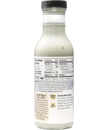 Briannas Creamy Blue Cheese Dressing 355ml - Authentic Home Style Flavor - Buy Online on GoSupps.com