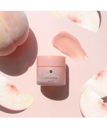 Glowiest Sweet Dreams Lip Mask - Nourishing, Plumping, and Hydrating Lip Sleeping Mask with Hyaluronic Acid, Vitamin C, Shea Butter, and Antioxidants | Peach - Buy Online on GoSupps.com