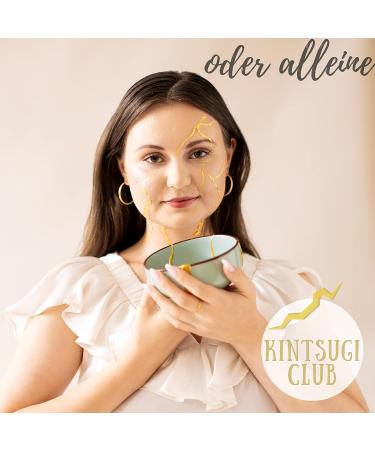 Kintsugi Repair Kit - Repair Broken Ceramics with Gold Glue | Meditation DIY Gift | Japanese Craft - Kintsugi Club - Buy Online on GoSupps.com