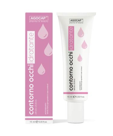 Agocap Eye Cream Designed for Bags and Dark Circles Anti-Wrinkle Hyaluronic Acid Olive Oil Moisturizing Treatment - 15ml Agocap