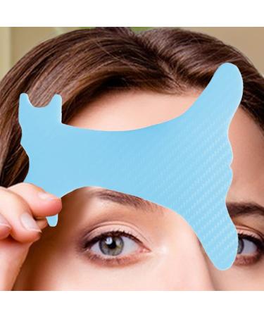 Eyebrow Template Eyebrow Drawing Guide Eyebrow positioning ruler makeup guide for defined eyebrow eyelashes lip contour Light Blue - Buy Online on GoSupps.com