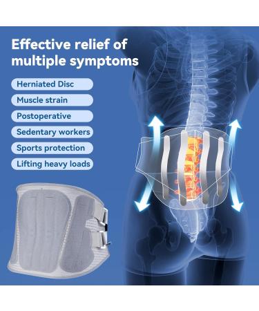 Back Braces for Lower Back Pain | Support Belt for Herniated Disc & Sciatica | Breathable Lumbar Brace for Men & Women - Buy Online on GoSupps.com