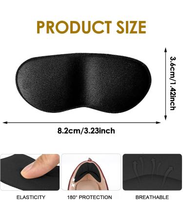 4 Pairs Heel Grips Inserts - Anti Blister Cushion Pads for Loose Shoes & Boots | Reusable Heel Protectors for Men & Women - Buy Online on GoSupps.com