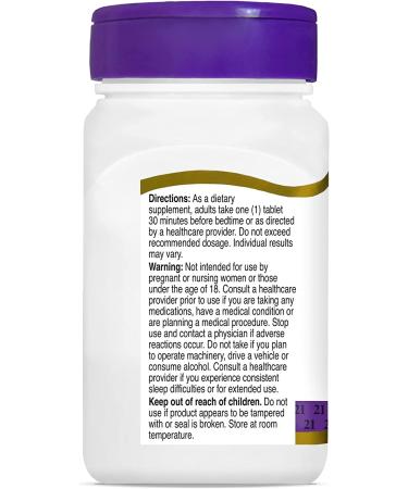 21st Century Melatonin 10 mg Prolonged Release - 120 Tablets | Sleep Aid & Restful Nights - Buy Online on GoSupps.com