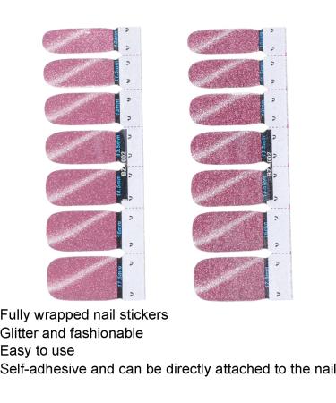 Nail Polish Decals Unique Charming Nail Polish Strip Fashionable Self adhesive Fully Wrapped for Nail Schools(02) - Buy Online on GoSupps.com
