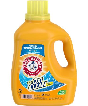 Shop Arm & Hammer Plus OxiClean Clean Meadow - 70 Loads Liquid Laundry Detergent (122.5 Fl oz) | International Shipping Available - Buy Online on GoSupps.com