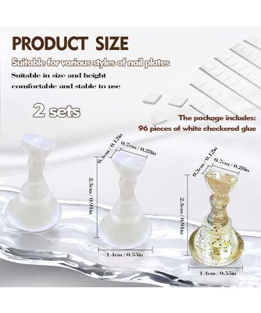 TICKLELY Nail Design Set - Premium Practice Hand for Gel Nails Nail Accessories & False Nails Set - Versatile Gel Nails DIY Set & Nail Art Accessories - Buy Online on GoSupps.com