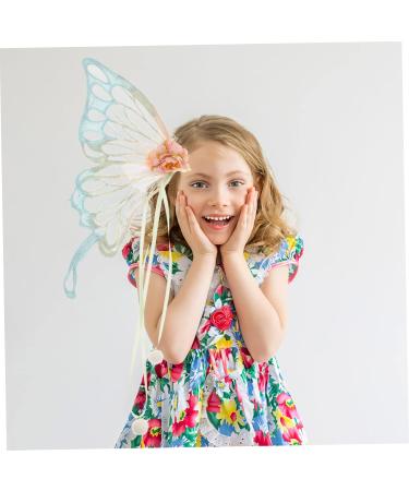 FRCOLOR Birthday Wedding Photoshoot Bow Hair Accessories Large Wing Hair Clip Fairy Hair Clip Butterflies Hair Barrette Cute Styling Kid Hair Clip Catwalk Baby Girl Fabric Crocodile Skin - Buy Online on GoSupps.com