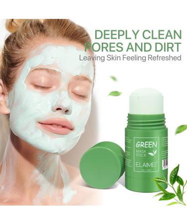 Green Tea Purifying Clay Stick Mask - Deep Cleansing & Oil Control for All Skin Types - Buy Online on GoSupps.com