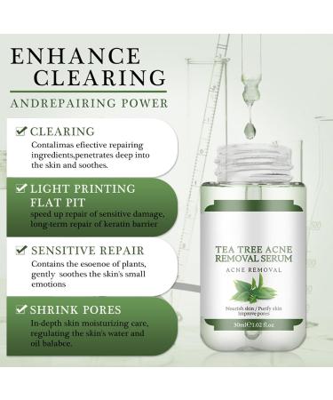 Acne Removing Facial Serum Natural Ingredients Professionally Remove Acne Marks For Teens & Adults Anti-acne Moisturizer Acne Removal Serum - Buy Online on GoSupps.com