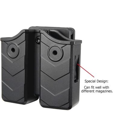 EFLUKY Universal Magazine Holster for Walther HK CZ Glock and Sig Sauer - Adjustable 60 Belt Clip for 9mm Softair Magazines - Buy Online on GoSupps.com