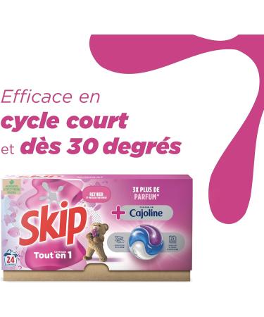 Skip Detergent Capsules All-in-1 Cajoline Touch 3 x 24 Washes - Buy Online on GoSupps.com