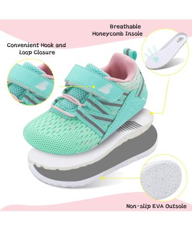 JOINFREE Baby Sneakers Toddler Shoes | Soft Anti-Slip Sole | Newborn First Walkers Infant Shoes | Breathable Athletic Running Shoes 0-6 Months | Green - Buy Online on GoSupps.com