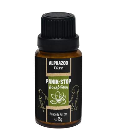 Alphazoo panic stop Bach flowers for dogs & cats 15g i globules against panic and fear I natural sedative blossom mixture according to Dr.Stream - Buy Online on GoSupps.com