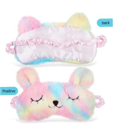 Shop Beaupretty Unicorn Sleep Masks - 6 Pcs Plush Eye Covers for Kids & Adults | Soft Multi-Function Travel Eye Masks - Buy Online on GoSupps.com