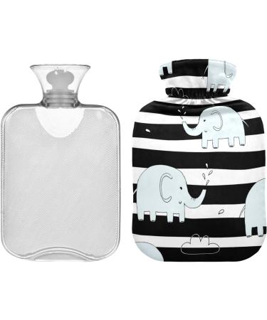 Elephant Hot Water Bottle - 2L Pain Relief & Bed Warmer | Cozy Cover for Hands & Feet - Buy Online on GoSupps.com