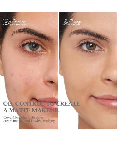 Boobeen 2 Layers Setting Pressed Powder Makeup Oil Control Setting Powder Foundation Pressed Face Powder Compact Long-Lasting Matte Finishing Powder Light Shade Powder Flawless Lightweight - Buy Online on GoSupps.com