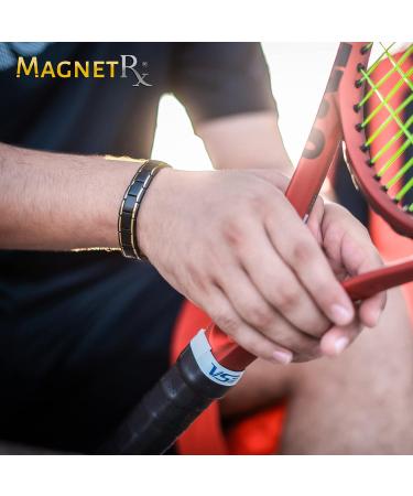 Magnetrx Ultrastarkes Magnetic Tape | Men's Magnetic Bracelet with Size Tool | Black & Gold - Buy Online on GoSupps.com