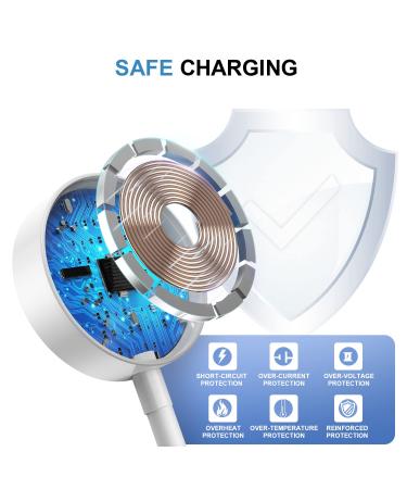 2Pack 6.6ft Apple Watch Charger | Fast Wireless Magnetic Charging Cable for Apple Watch Series 8/7/6/5/4/3/2/1/SE - White - Buy Online on GoSupps.com