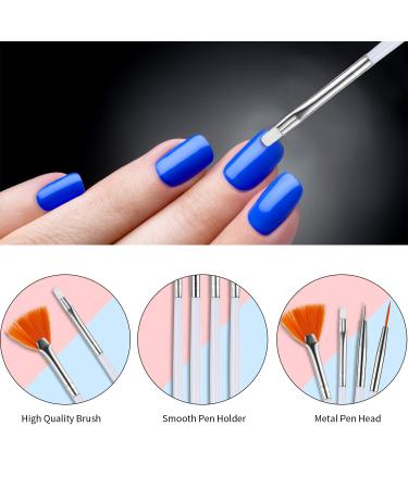 23 Piece Nail Design Kit with Gel Brushes, Dotting Pens, and Drawing Tools - Buy Online on GoSupps.com
