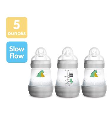 MAM Easy Start Anti Colic Baby Bottle 5 oz - Reduce Air Bubbles & Colic - Newborn 3 Pack - Buy Online on GoSupps.com