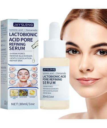  Pruojhw Pore Refining with Lactobionic Acid Nourishing Refining Lactobionic Acid 30ml Intensive Face Treatment. Hydrates & Softens Skin Fines Pores Instant Perfection for Women Girls and Ladies - Buy Online on GoSupps.com