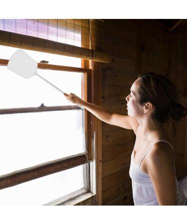 Heavy-Duty Fly Swatter for Outdoor Use - Long-Handled Fly Swatter with Comfortable Grip | Sustainable Outdoor Control Solution - Natural Bamboo Handle for Gardens Picnics and Camping Trips 01 - Buy Online on GoSupps.com