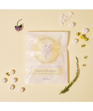 Daily 3 in 1 Facial Cleanser Exfoliator & Wash-off Mask - Vegan Cruelty-Free Plastic-Free Travel-Friendly | 60 Tablets (Calming) - International Shipping Available - Buy Online on GoSupps.com