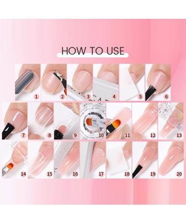 Multi-purpose nail gel: extra strong adhesive for rebuilding repairing and decorating base coats | Durable multi-functional nail gel decorative design - Buy Online on GoSupps.com