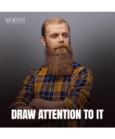 WYESS Natural Beard Growth Serum & Oil for Men | Extra Strength Vitamins & Growth Enhancer | 1 fl oz | Perfect Grooming Gift - Buy Online on GoSupps.com