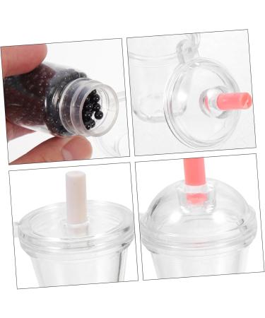 EXCEART 2 Sets Mini Pearl Milk Tea Photo Booth Props Milk Cup Pendant Charm Decoden Phone Accessories Mold 3.5X3.5cm As Shown - Buy Online on GoSupps.com