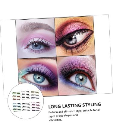 VINTORKY 6pcs Eyeliner Adhesive Eye Line Strip Eye Shadow Sticker Stickers Double Eyelid Tape Plastic - Buy Online on GoSupps.com