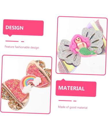 Abaodam 3pcs Back to School Hair Clips Hair Accessories for Girls Hair Pin Bow Tie Issue Card Toddler - Buy Online on GoSupps.com