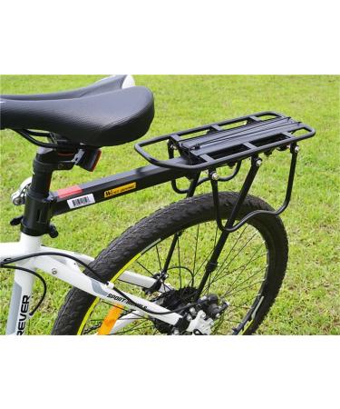 West Biking Adjustable Bike Cargo Rack - 110Lb Capacity, Universal Fit, Reflective Logo, Black - Buy Online on GoSupps.com