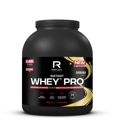 Reflex 2.2Kg Banana and Custard Instant Whey Pro