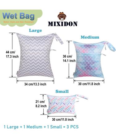 MIXIDON Waterproof Wet Bag for Swimsuits and Baby Items - Pattern 2 - Buy Online on GoSupps.com