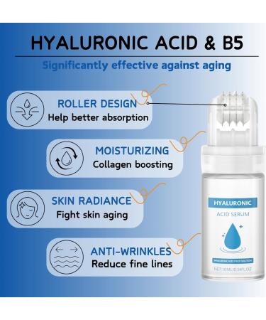 Hyaluronic Acid Microneedling Serum - Hyaluronic Acid Face Serum - Gla-Mory Micro-Infusion Facial System - Hyaluronic Acid Serum for Face - Dark Spot Remover for Face - Face Serum for Women - Buy Online on GoSupps.com