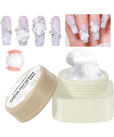  G n rique 3d Nail Gel Non-Sticky Solid Sculpting Gel Easy-Dry 5g White Formula Multifunctional Toenail Design Supplies for Home and Salon Use Manicure Art 5g - Buy Online on GoSupps.com