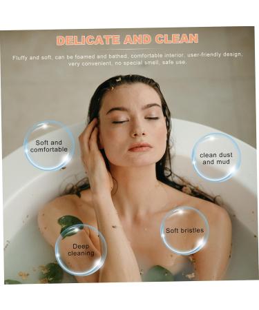 POPETPOP 1set Bath Towel Baby Hand Mittens Tub Scrubber Body Powder Puff Clean Body Lotion Baby Mittens Clean Body Wash Household Cleaning Gloves Bath Gloves Puffs Sponge Fiber - Buy Online on GoSupps.com